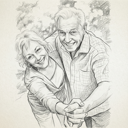 Sketch Personligt Människoporträtt