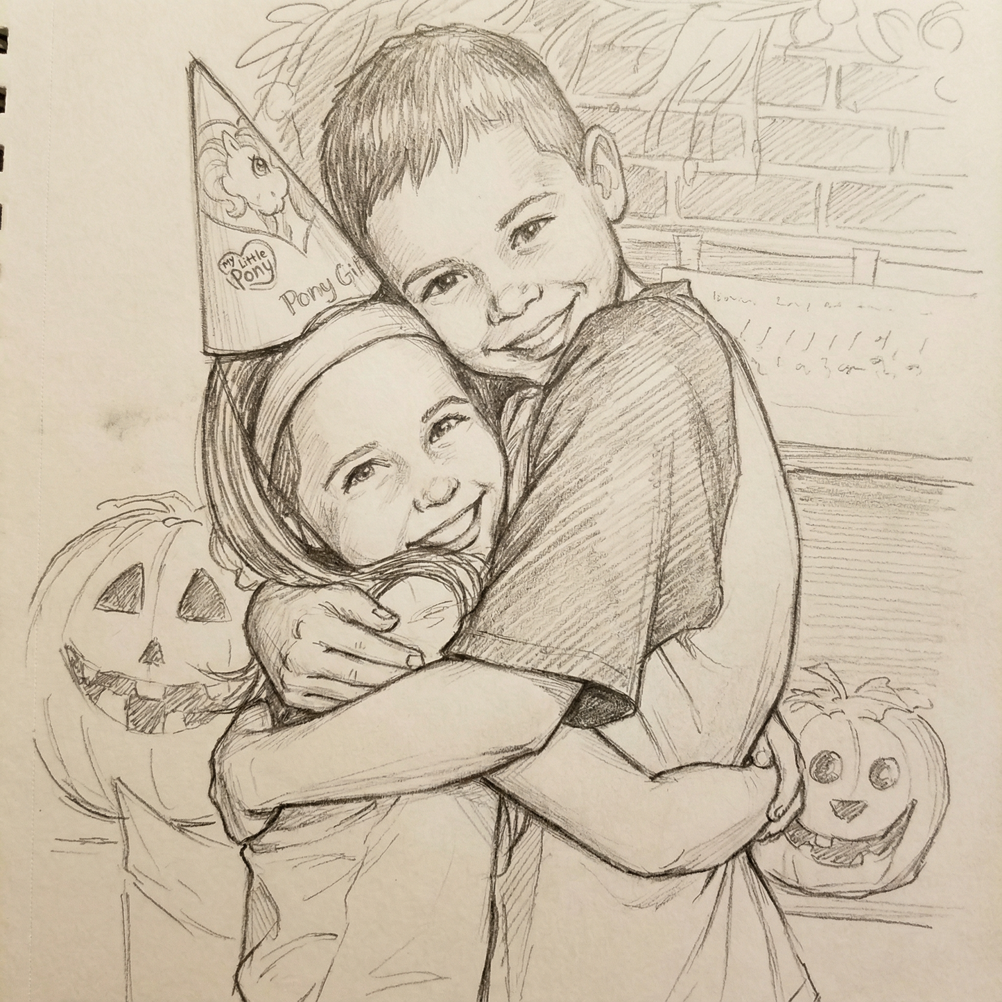 Sketch Personligt Människoporträtt