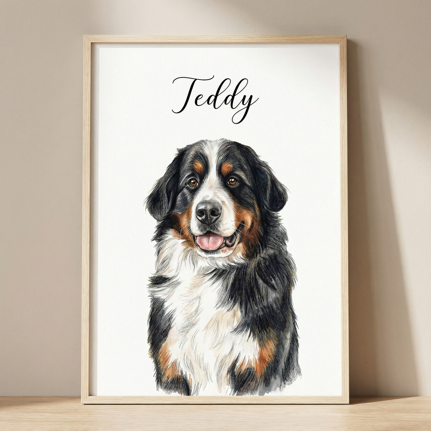 Realistisk Personligt Husdjursporträtt