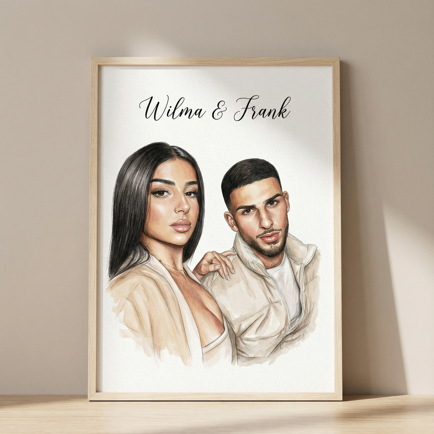 Realistisk Personligt Människoporträtt